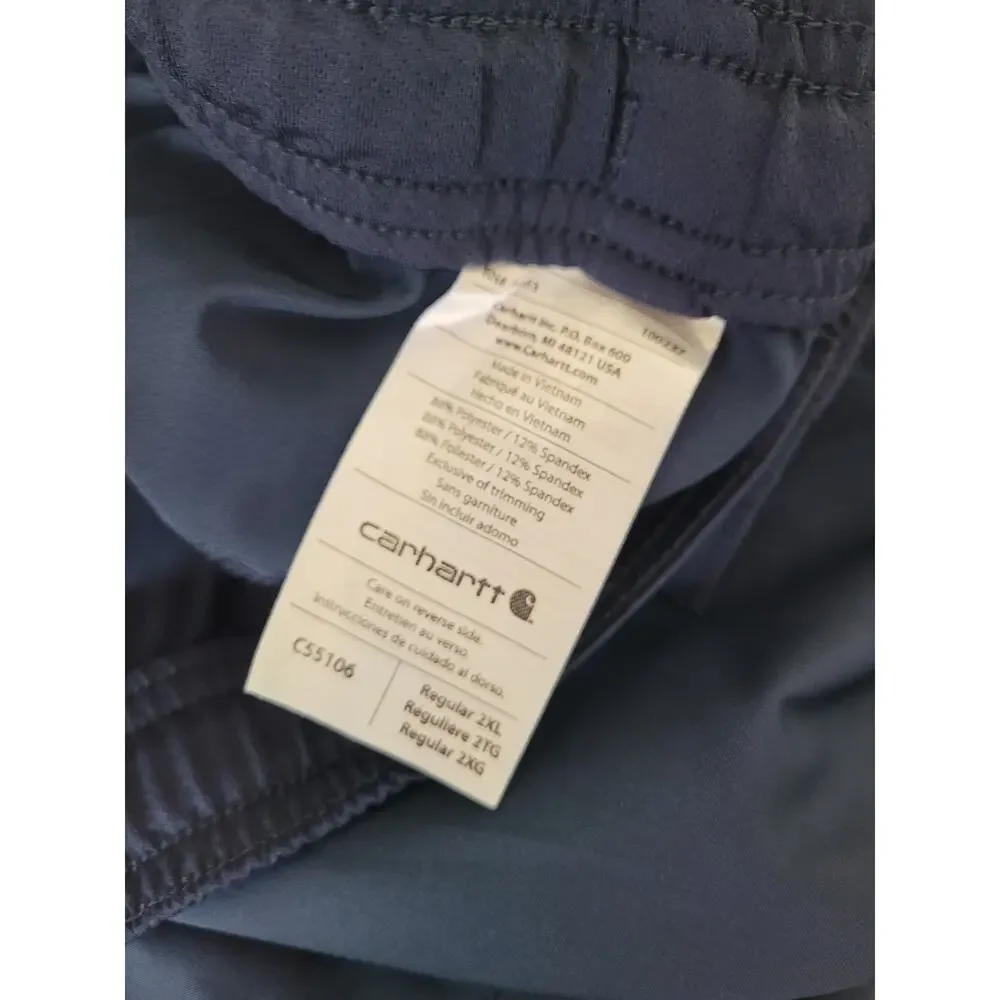 Carhartt C55106 Force Liberty Scrub Pants Blue Mens 2XL New Healthcare Uniform
